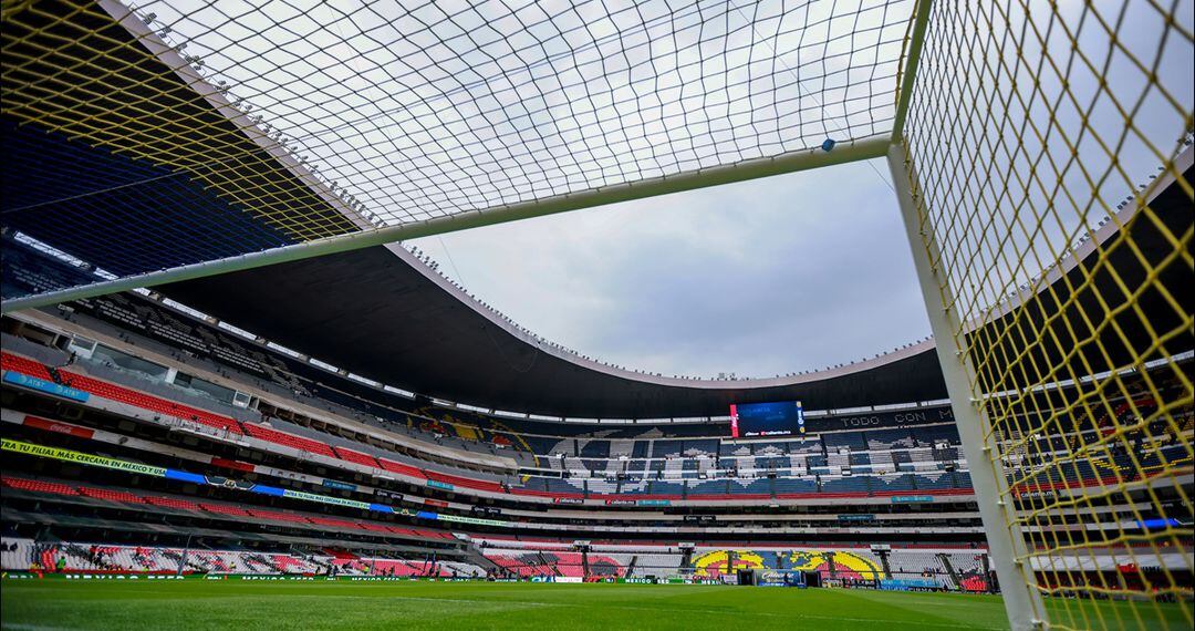 Vista panorámica desde una de las porterías del Estadio Azteca. FOTO: Imago7