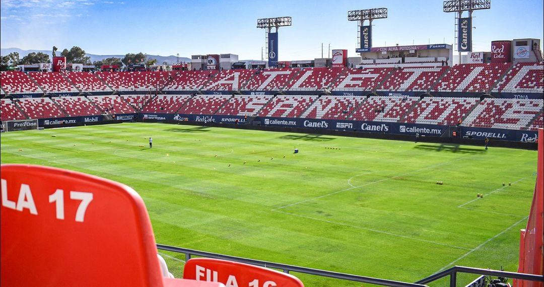 El estadio Alfonso Lastras recibirá el juego Atlético San Luis vs Toluca este viernes 19 de abril. FOTO: Imago7