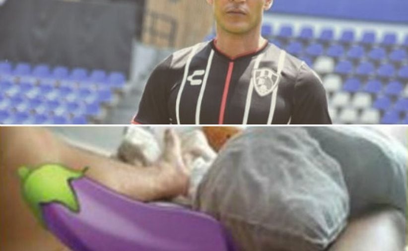 Lo ubicamos por su personaje de “El Zombie” en Club de Cuervos. Se dice que seguidores del equipo Tigres habrían filtrado su pack por una venganza, luego que los felinos le regalaron una playera del equipo al actor y éste aclaró en un video que él estaba con el Santos. (Fotos: IG @mknlopez/Twitter)
