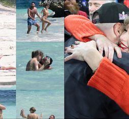 Travis Kelce y Taylor Swift vacacionan en las Bahamas FOTO: AFP / Especial