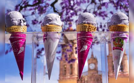 ¡De jacaranda! El helado de temporada para mitigar el calor de primavera