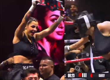 Karely Ruiz logra una victoria contundente por la vía del nocaut ante colombiana Karina García