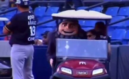 Botargas de los Minions sorprenden con choque en pleno partido de la LMB