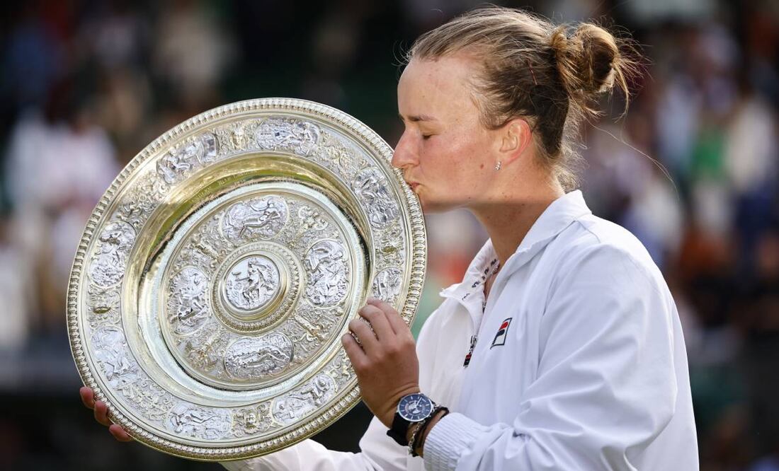 Krejcikova definió su victoria hasta el tercer set. Imagen: EFE