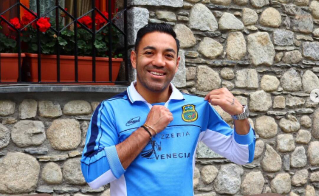 El mexicano vivió el ascenso como directivo y jugador al mismo tiempo. Foto: 
marcofabian_10.