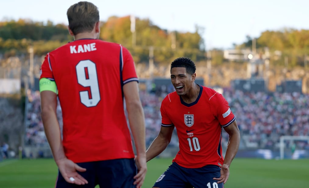 Inglaterra ante Croacia Foto: EFE