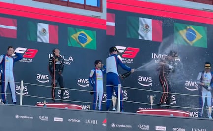 VIDEO: Entonan el Himno Nacional Mexicano en Imola; Santiago Ramos se impone en Fórmula 3