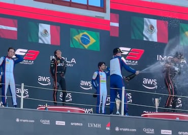 VIDEO: Entonan el Himno Nacional Mexicano en Imola; Santiago Ramos se impone en Fórmula 3