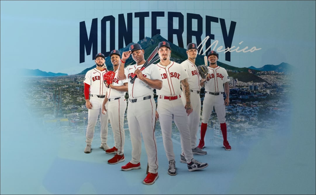 Los Red Sox de Boston visitarán Monterrey en marzo de 2025 para enfrentar a los Sultanes. FOTO: @RedSox