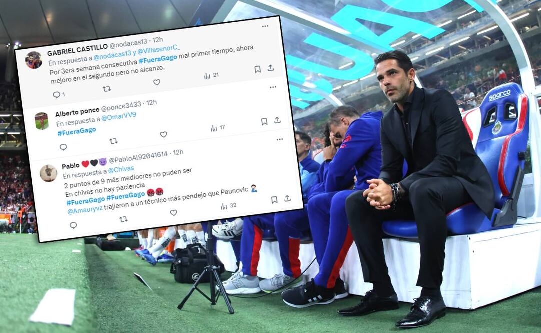 La afición de Chivas exige resultados y parece que se acabó el encanto con Fernando Gago. Foto: Imago7