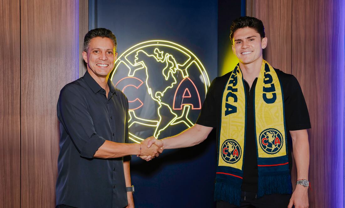 Israel Reyes renueva contrato con América - Foto: @ClubAmerica en X