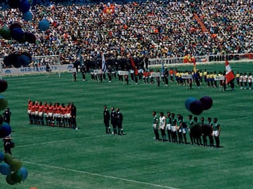 Así fue la memorable inauguración del Mundial México 70 en el Estadio Azteca