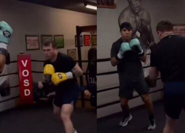 Canelo Álvarez y Jaime Munguía, rivales el año pasado, ahora entrenan juntos