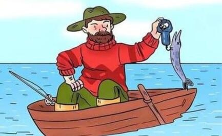 Sólo una mente muy entrenada puede encontrar el error en la imagen del pescador en solo 5 segundos
