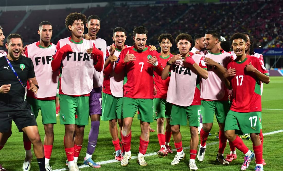 Los marroquíes son una de las sorpresas del Mundial Sub-20 de Chile. Foto: frmf.ma