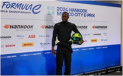 Usain Bolt corrió sobre el GENBETA de la Fórmula E en el Autódromo Hermanos Rodríguez