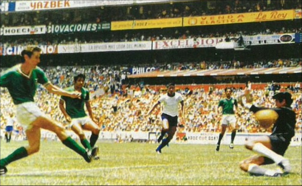 México derrotó a El Salvador en el Mundial de 1970. FOTO: Especial