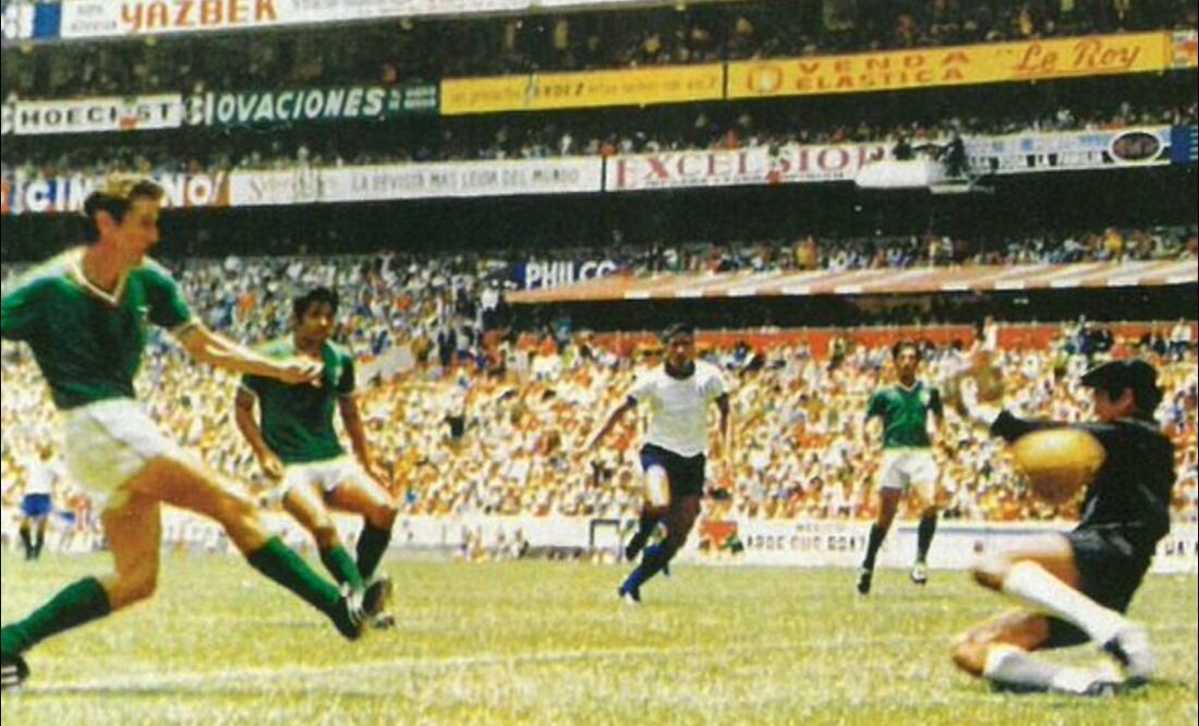 México derrotó a El Salvador en el Mundial de 1970. FOTO: Especial