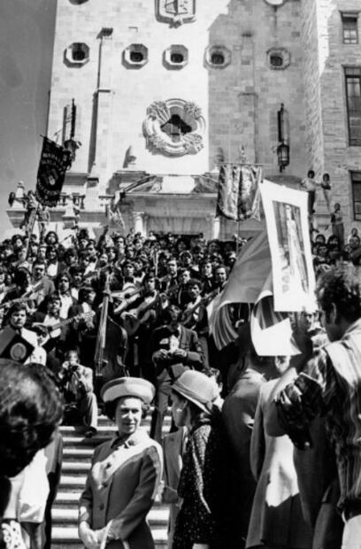 Fotos del día que la Reina Isabel II de Inglaterra visitó México