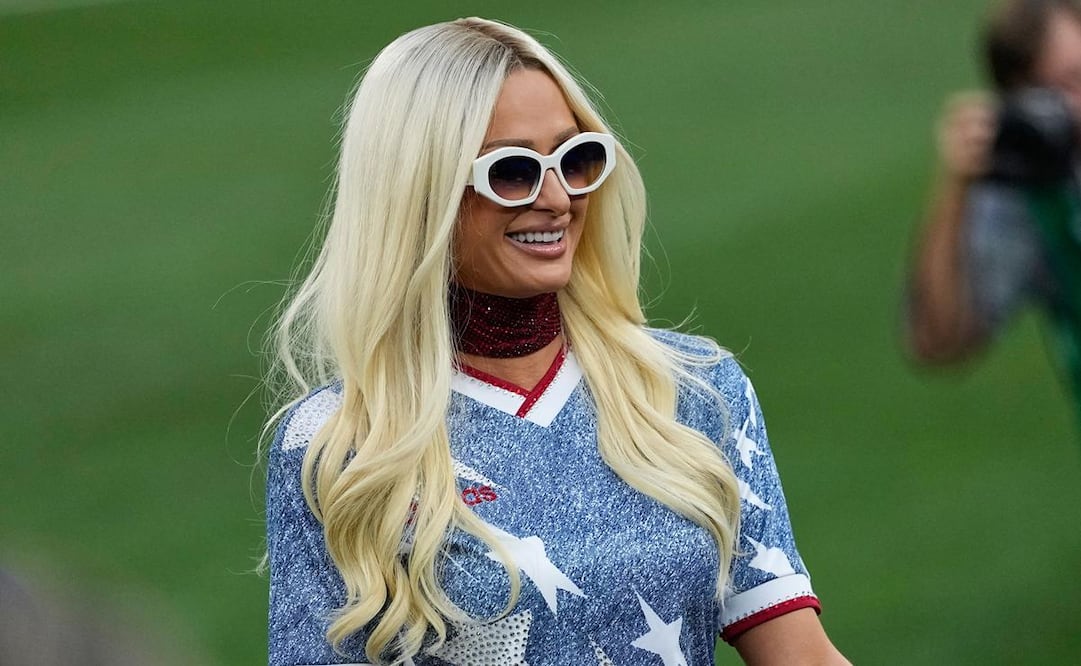 Paris Hilton fue una de las figuras en el partido de Turquía vs Estados Unidos / Foto: AP