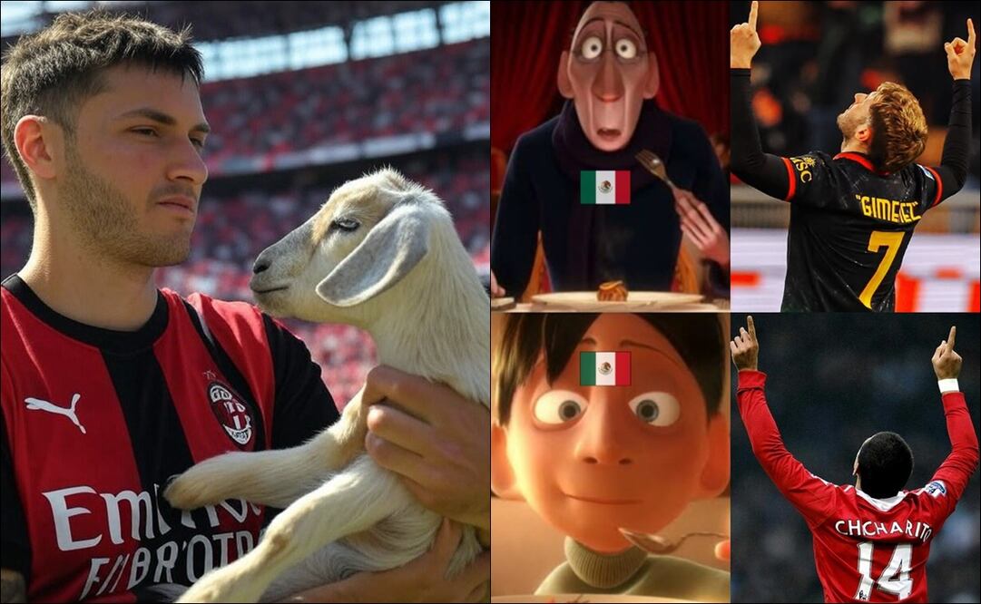 Santiago Giménez se llevó los mejores MEMES luego de marcar su segundo tanto con el Milan / FOTO: ESPECIAL