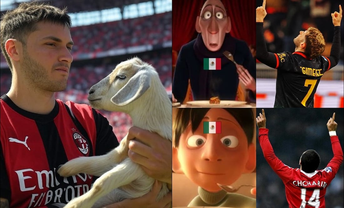 Santiago Giménez se llevó los mejores MEMES luego de marcar su segundo tanto con el Milan / FOTO: ESPECIAL