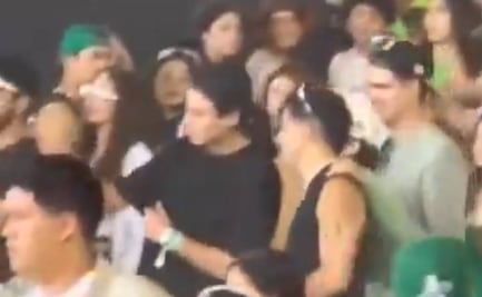 Alan Mozo y el Nene Beltrán son captados divirtiéndose en el show de Ferxxo