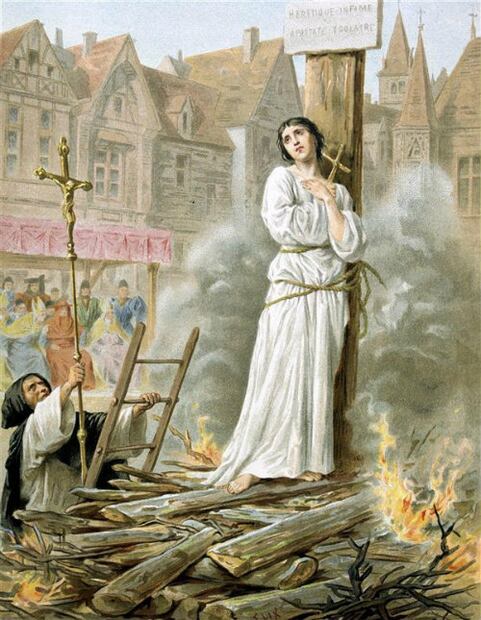 Juana de Arco, la heroína francesa condenada por hereje 