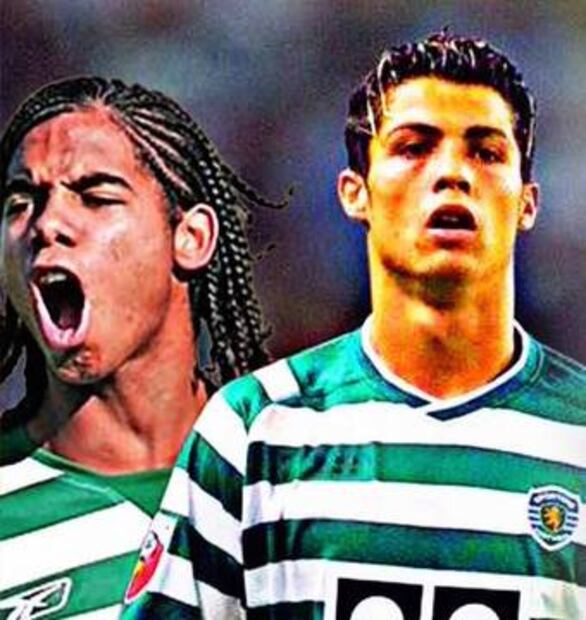 Fabio Paim y Cristiano Ronaldo estuvieron juntos en la academia del Sporting de Lisboa. Foto: Especial