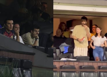 El español Gerard Piqué está en el Azteca viendo la Final del Clausura 2024 entre América y Cruz Azul