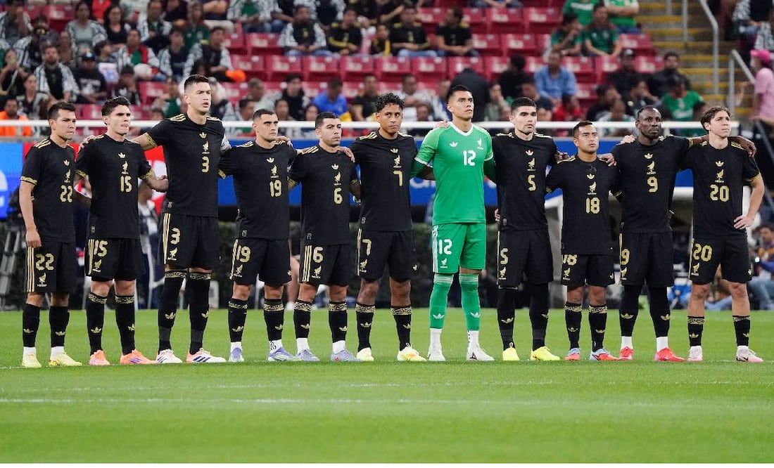 Jugadores de la Selección Mexicana previo al amistoso ante Ecuador. FOTO: Imago7