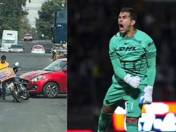 Julio González sufrió un accidente vial afuera de las instalaciones de Pumas