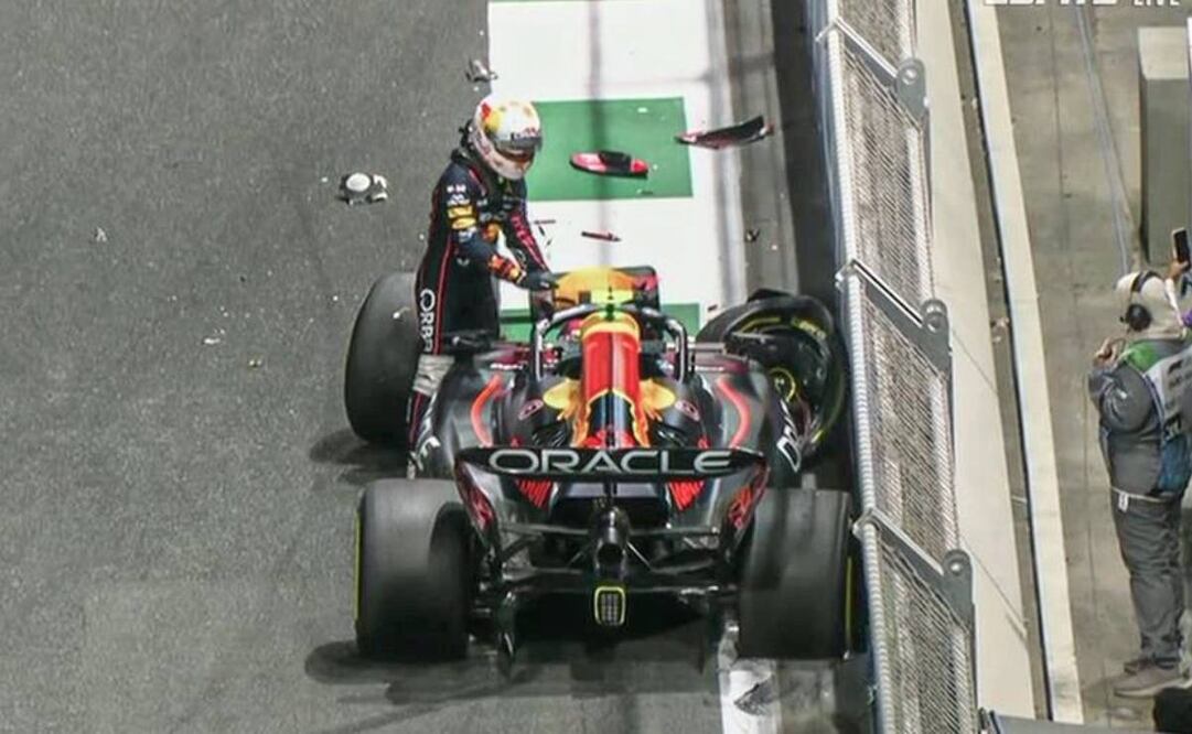 Yuki Tsunoda sufrió un accidente en la práctica dos en el Circuito de Jeddah. Foto: Especial