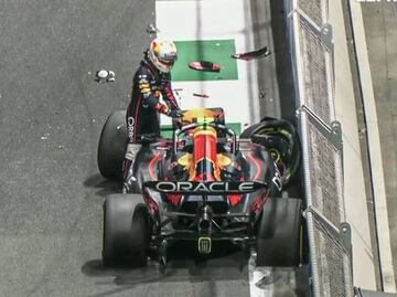 Yuki Tsunoda sufrió un fuerte choque en la práctica 2 del Gran Premio de Arabia Saudita