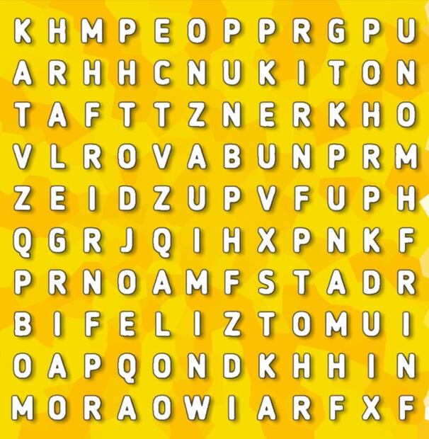 Sólo una mente experta puede encontrar la palabra oculta. Fuente: Genial Guru