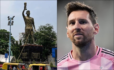 Lionel Messi: Estatua más grande del mundo del argentino, ubicada en la India, será retirada 