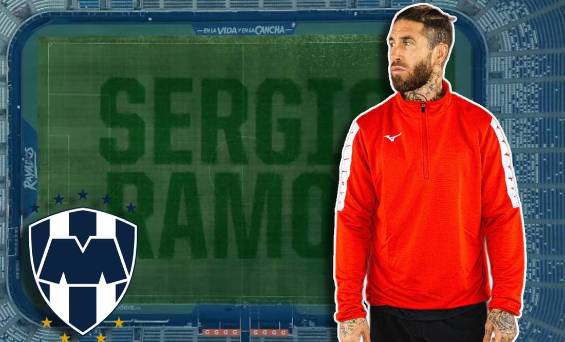 Sergio Ramos ya es nuevo refuerzo de Rayados de Monterrey. FOTO: Especial