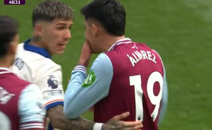 Edson Álvarez y Enzo Fernández cerca de llegar a los golpes en el duelo West Ham vs Chelsea