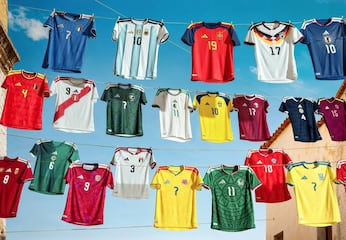Así son las playeras que varias selecciones usarán en el Mundial 2026