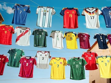 Así son las playeras que varias selecciones usarán en el Mundial 2026