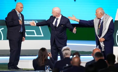 Gianni Infantino fracasa en su intento de saludo entre Palestina e Israel