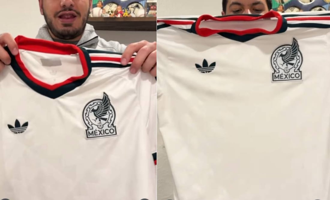 Esta es la playera que usaría la Selección Mexicana en calidad de visita en el Mundial 2026. Foto: Especial