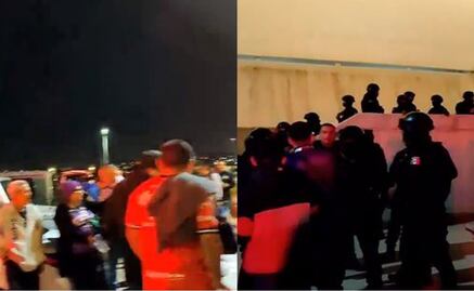 Aficionados de Mazatlán y Atlético de San Luis se enfrentan durante el primer día del Clausura 2024