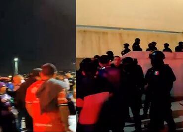 Aficionados de Mazatlán y Atlético de San Luis se enfrentan durante el primer día del Clausura 2024