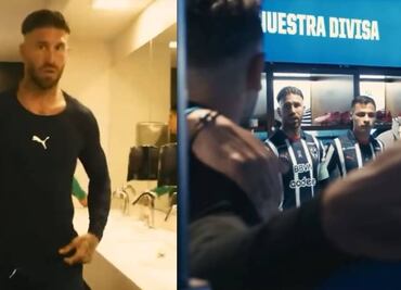 Sergio Ramos motivó así a los jugadores de Monterrey en su debut en la Liga MX