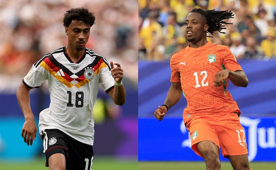 Alemania y Costa de Marfil en partido, druante la Fase de Grupos del Mundial de 2026 - Fotos: EFE/AFP