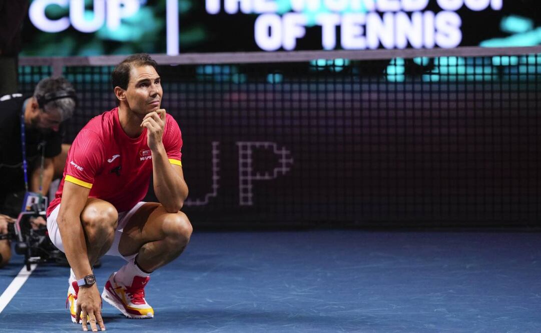 Rafael Nadal no pudo contener las lagrimas después de su último encuentro. Foto: Imago7.