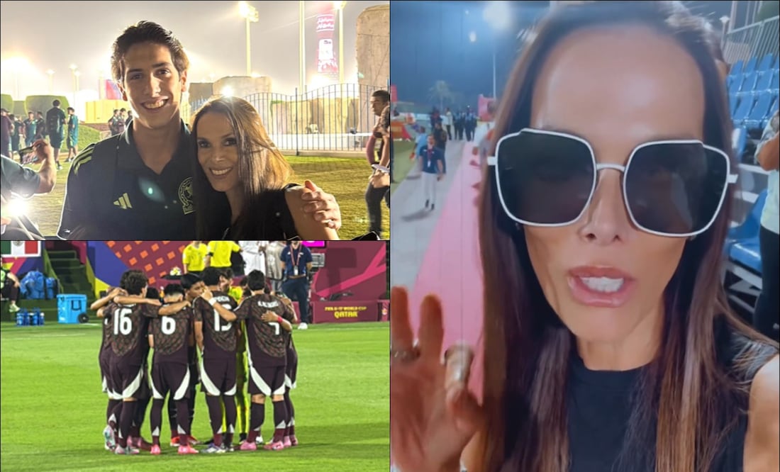 La madre de Lucca Vuoso celebró el pase de México a los Octavos de Final tras vencer a Argentina. FOTO: @Marsherams81