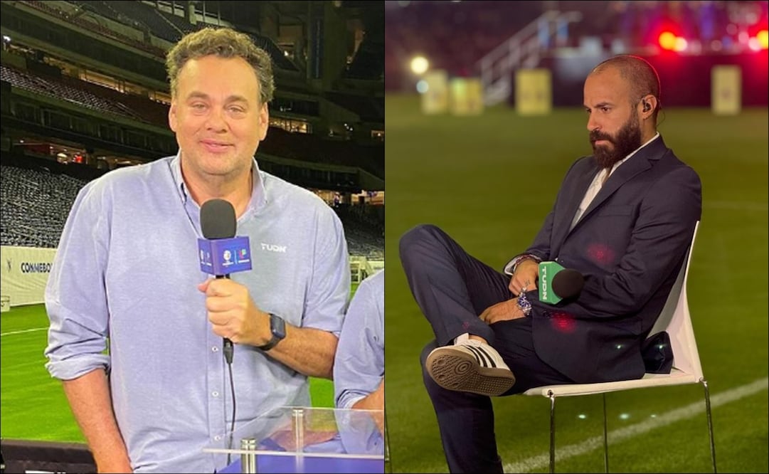 David Faitelson y Marc Crosas. FOTOS: Capturas