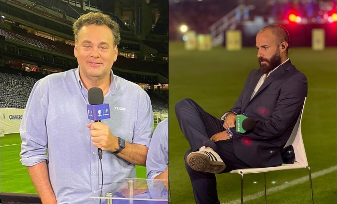 David Faitelson y Marc Crosas. FOTOS: Capturas